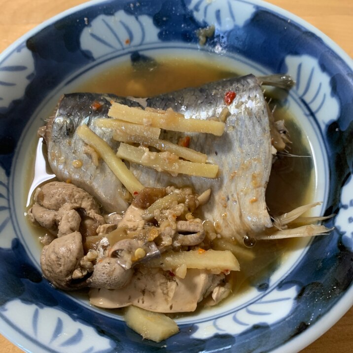 ニシンと白子の煮物